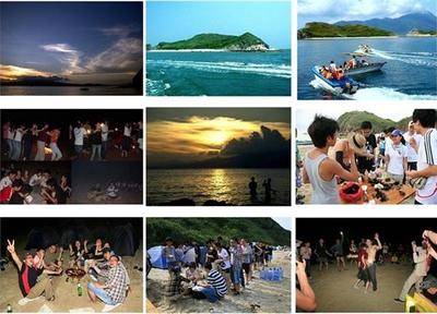 大甲島露營(yíng)燒烤兩日游 深圳周邊的海島野趣之旅